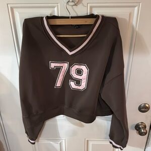 Brand new never worn Harper & ivy sweatshirt material